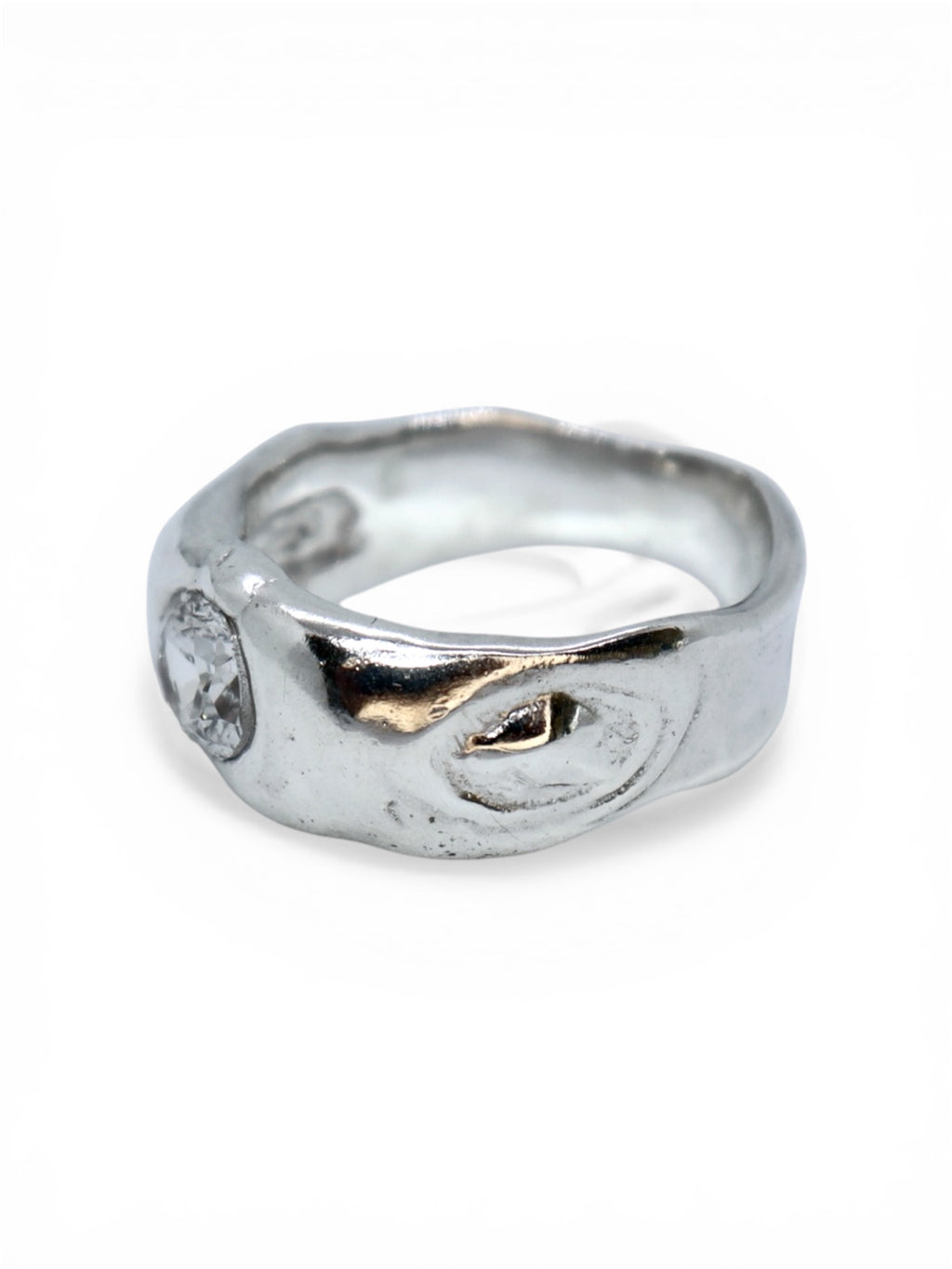 White Gemstone Ring