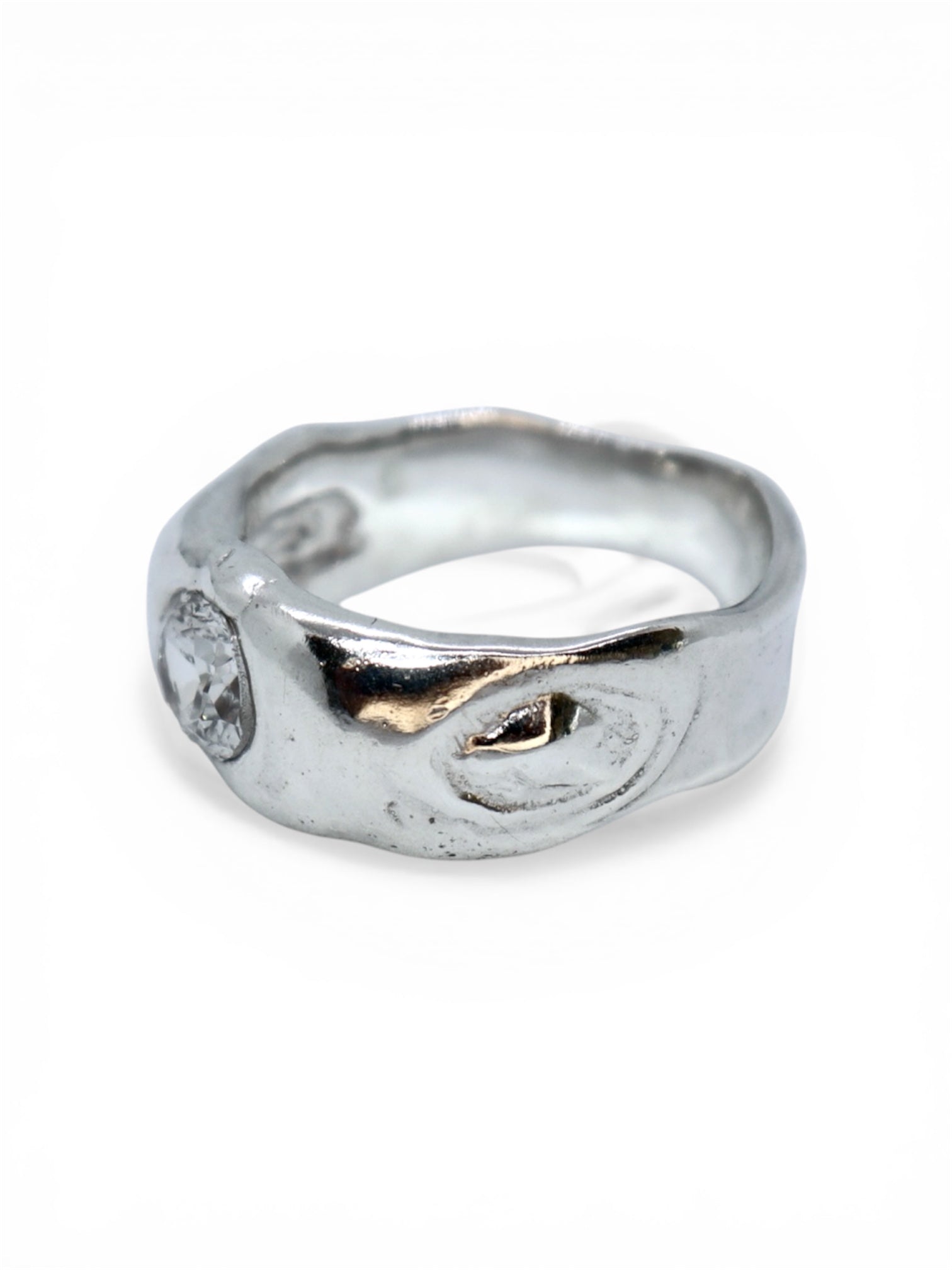 White Gemstone Ring