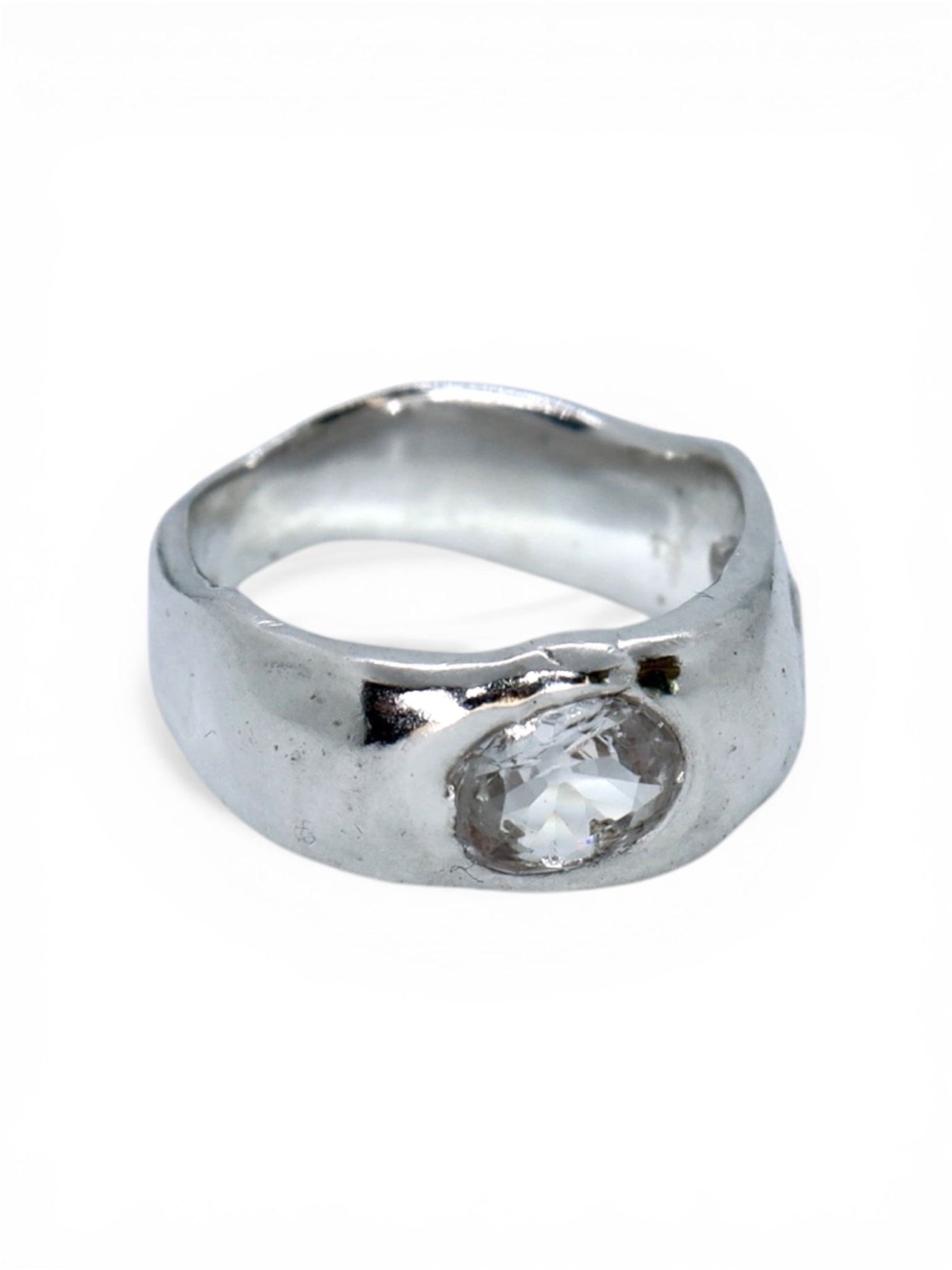 White Gemstone Ring