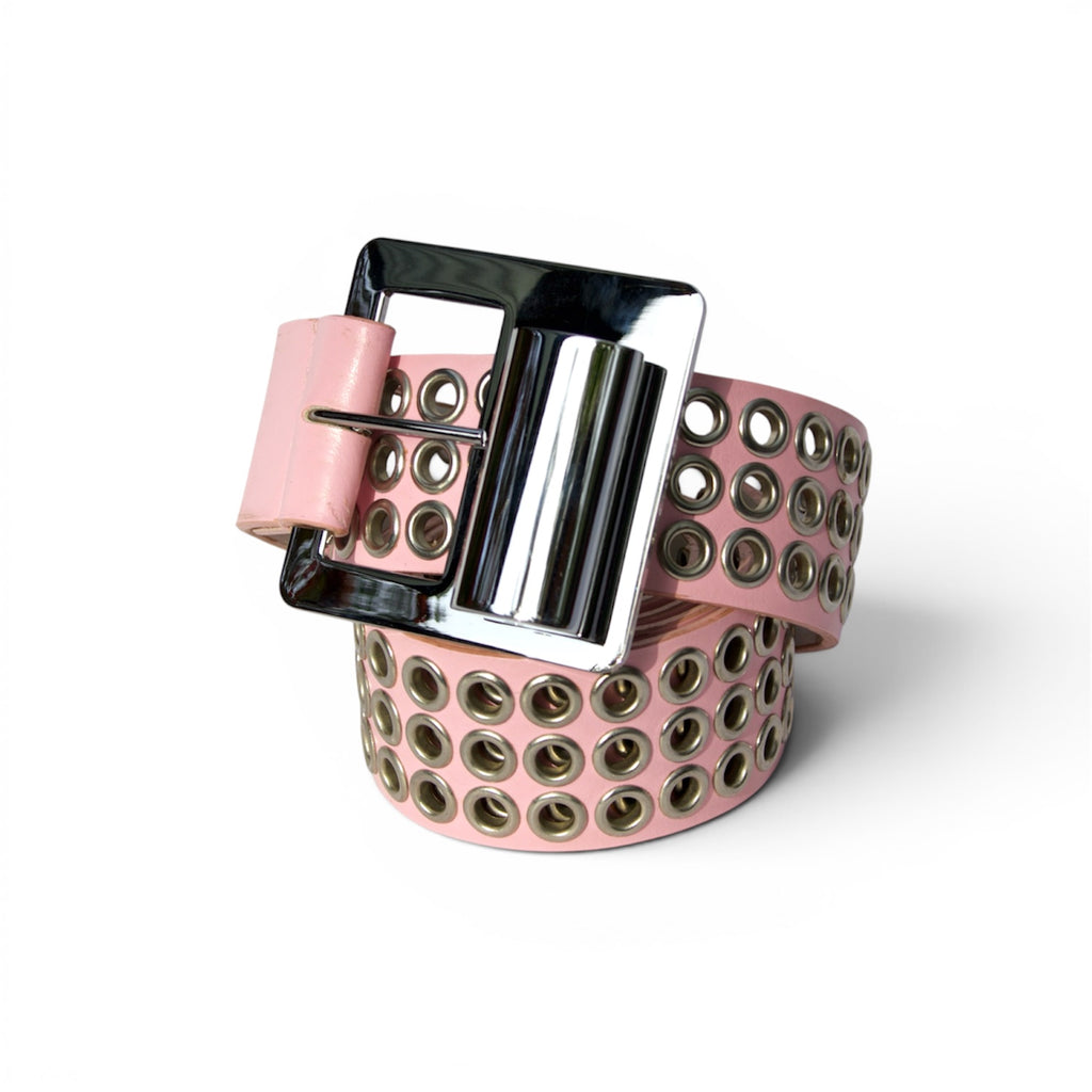 Pink Studded Belt
