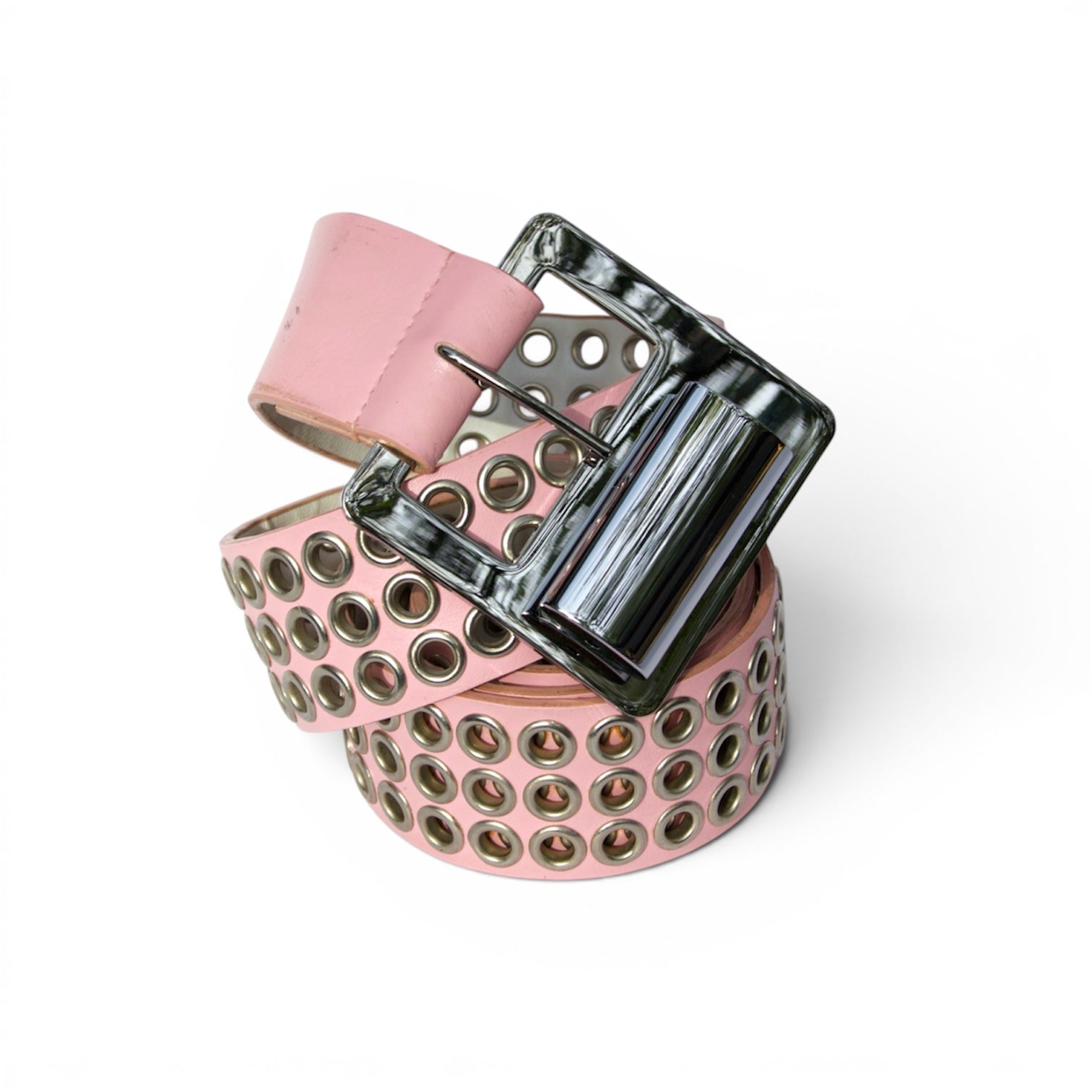 Pink Studded Belt